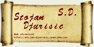 Stojan Đurišić vizit kartica